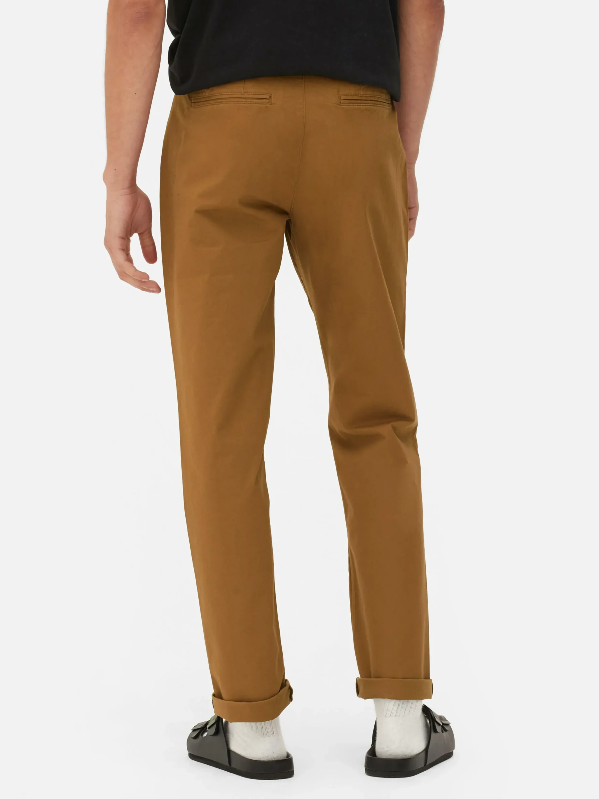 Hosen|Primark Slim-Fit-Chinohose Mit Stretchanteil Tabakbraun