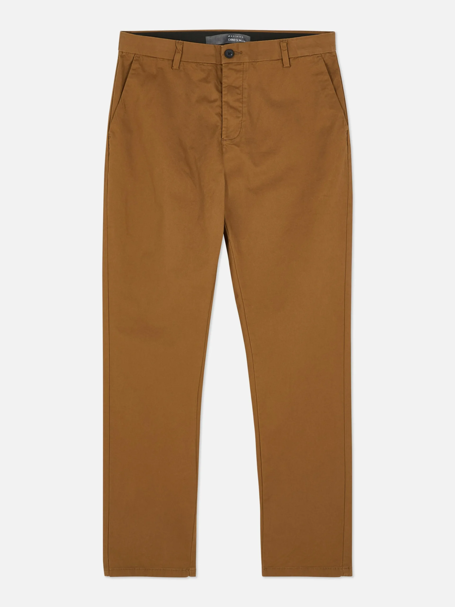 Hosen|Primark Slim-Fit-Chinohose Mit Stretchanteil Tabakbraun