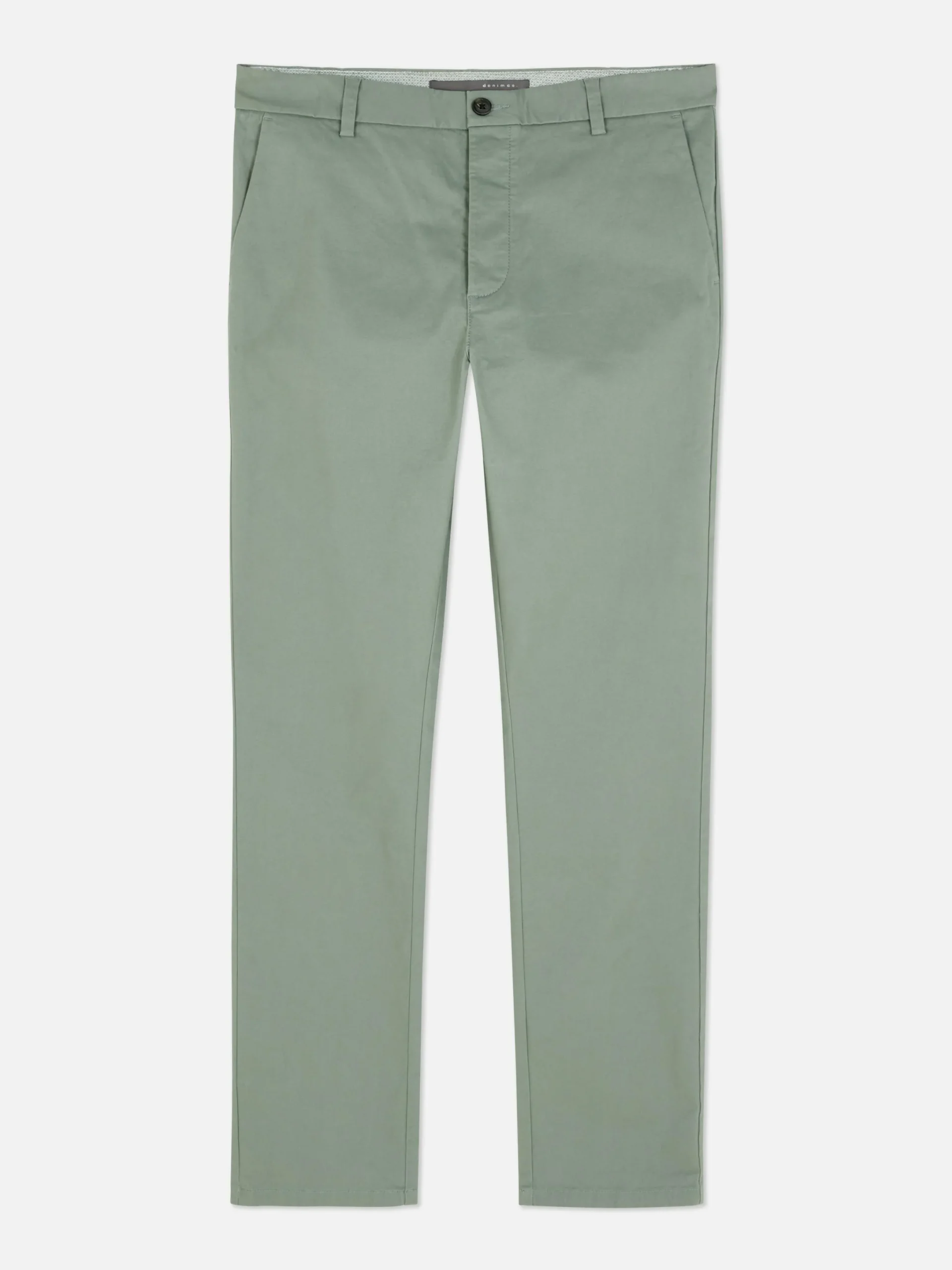 Hosen|Primark Slim-Fit-Chinohose Mit Stretchanteil Hellgrün