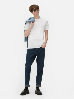 Tops Und T-Shirts|Primark Slim-Fit-T-Shirt Weiß