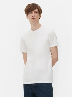 Tops Und T-Shirts|Primark Slim-Fit-T-Shirt Weiß