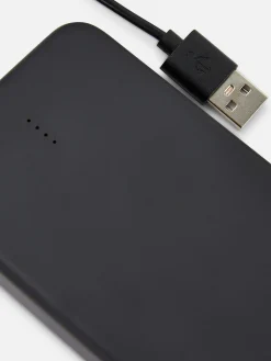 Ladegeräte|Primark „Slimline“ Powerbank, 10.000 MAh Schwarz