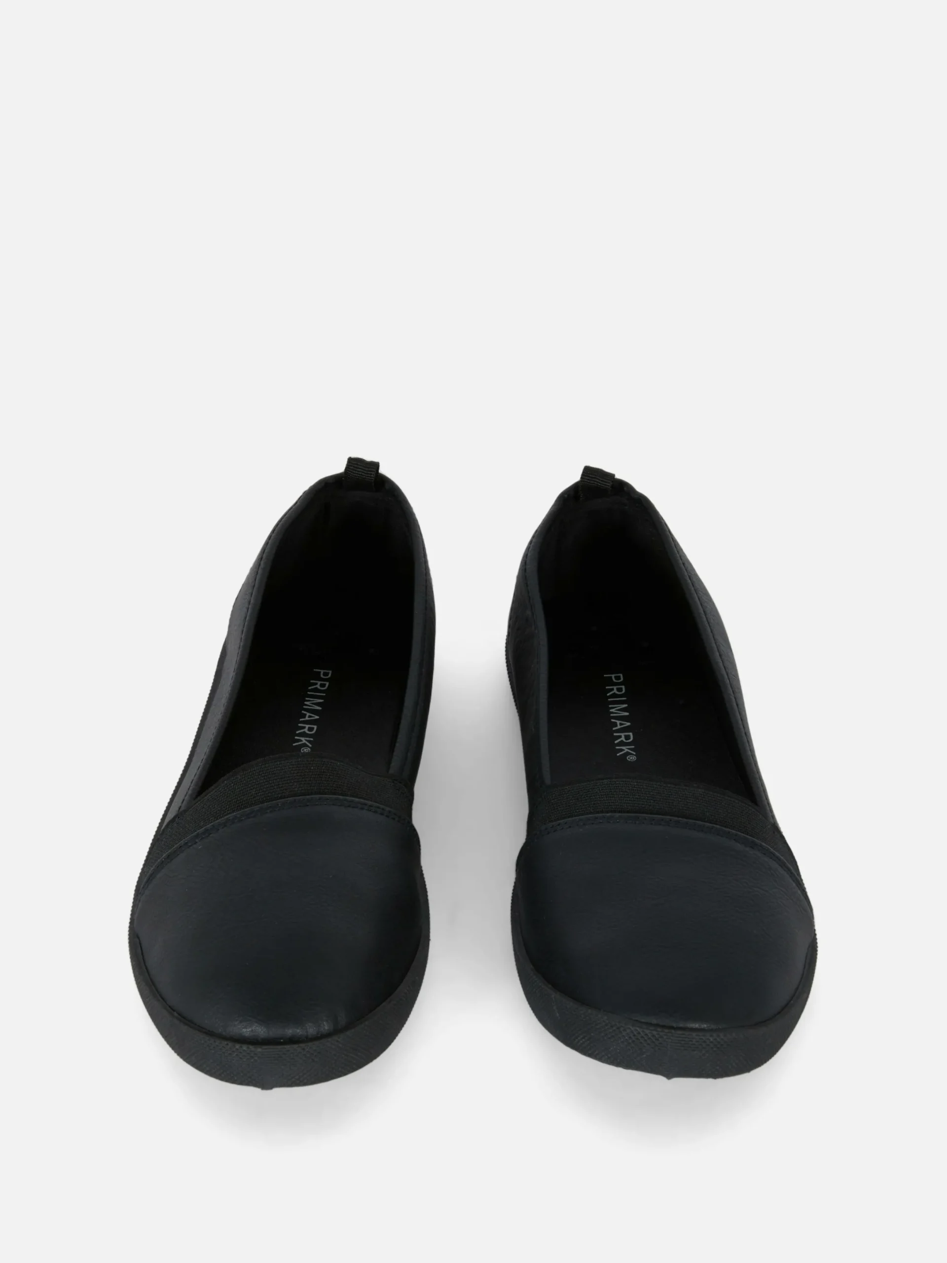 Sneakers|Primark Slip-On-Schuhe Aus Kunstleder Schwarz