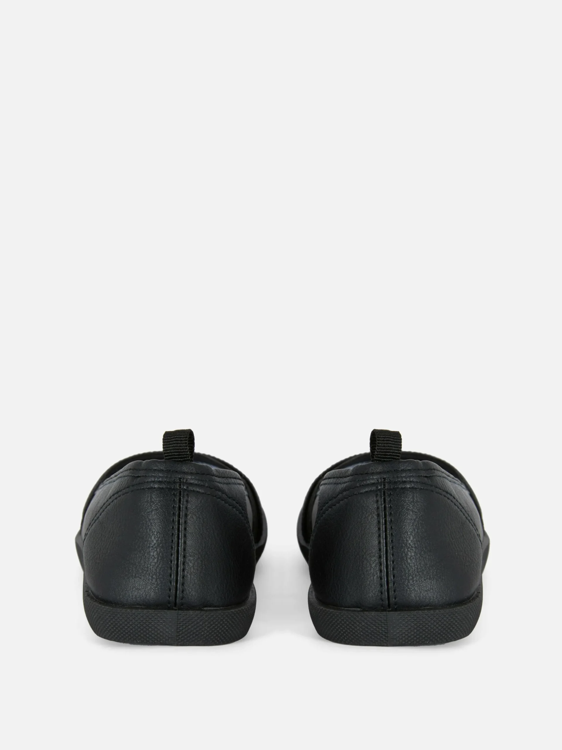 Sneakers|Primark Slip-On-Schuhe Aus Kunstleder Schwarz