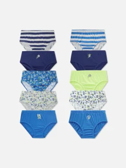 Unterwäsche|Primark Slips Mit Fußball-Grafik, 10er-Pack Multi
