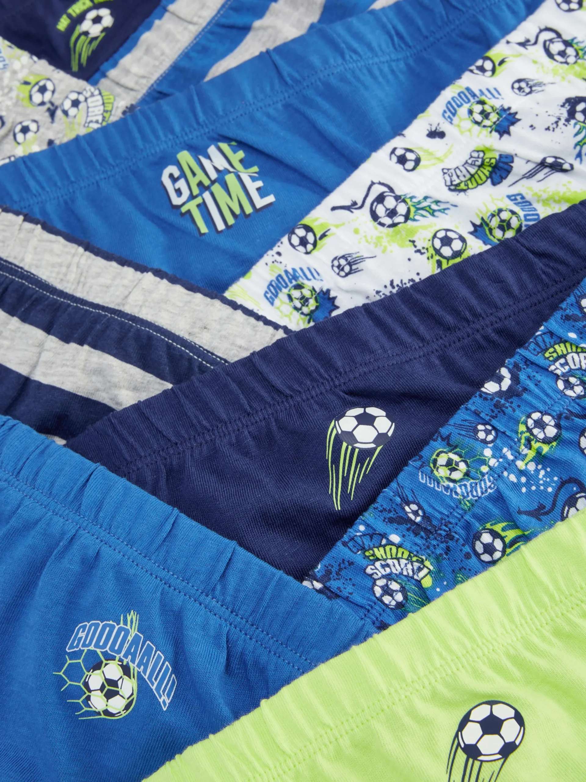 Unterwäsche|Primark Slips Mit Fußball-Grafik, 10er-Pack Multi