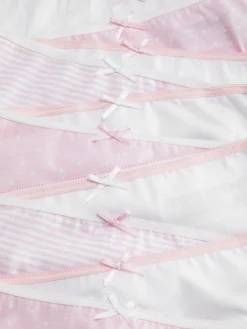 Unterwäsche|Primark Slips Mit Sternen Und Streifen, 10er-Pack Rosa