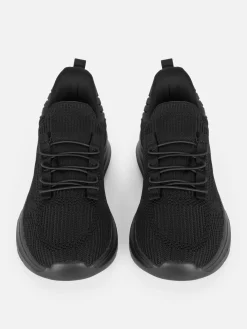 Sneakers|Sportbekleidung|Primark Sneaker In Mesh-Optik Schwarz