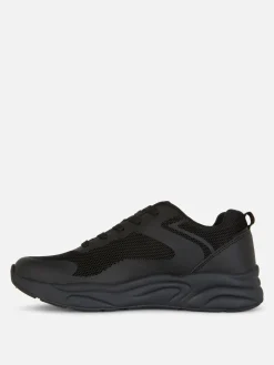 Sneakers|Primark Sneaker Mit Breiter Sohle Und Einsätzen Schwarz