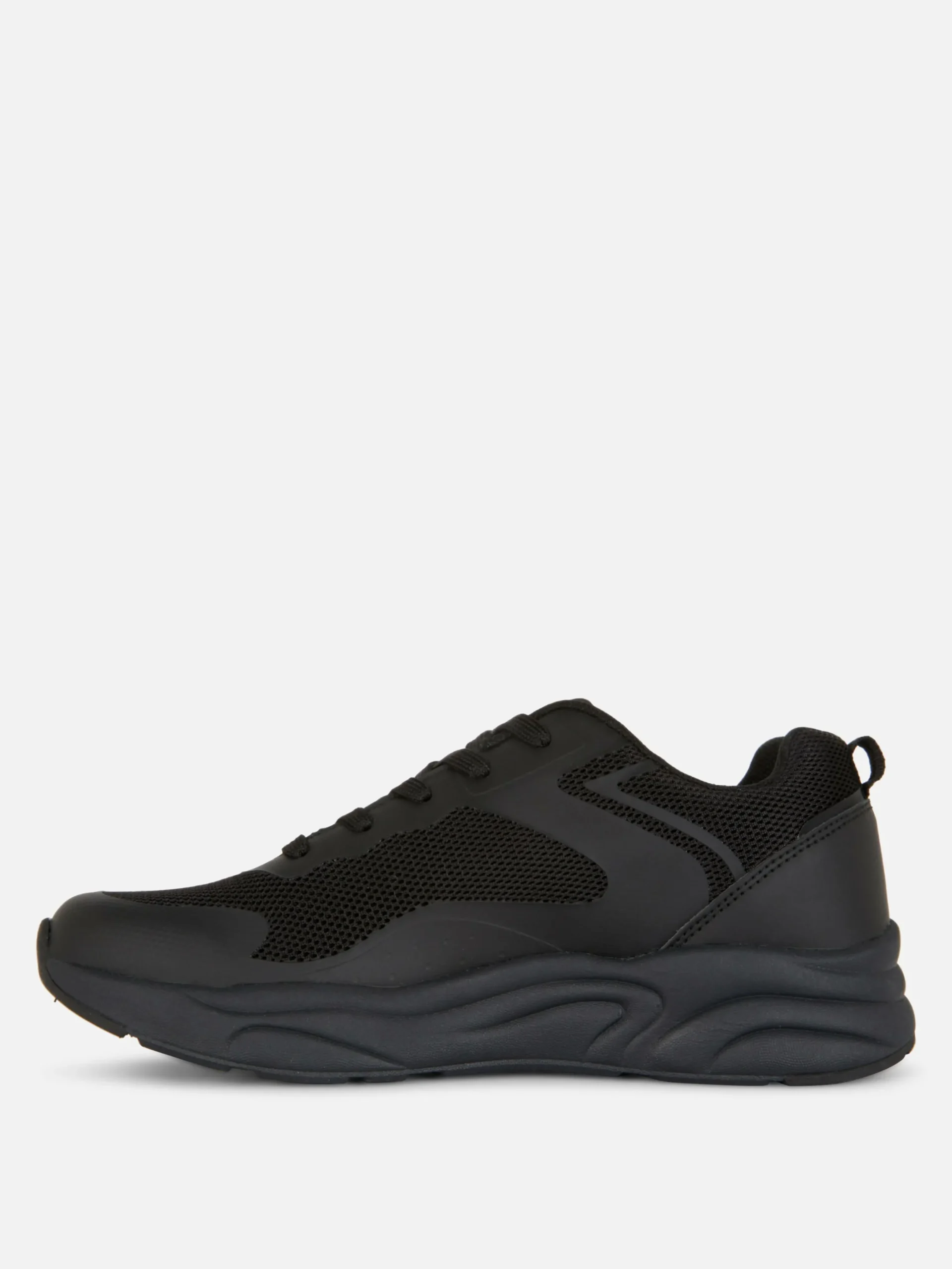 Sneakers|Primark Sneaker Mit Breiter Sohle Und Einsätzen Schwarz