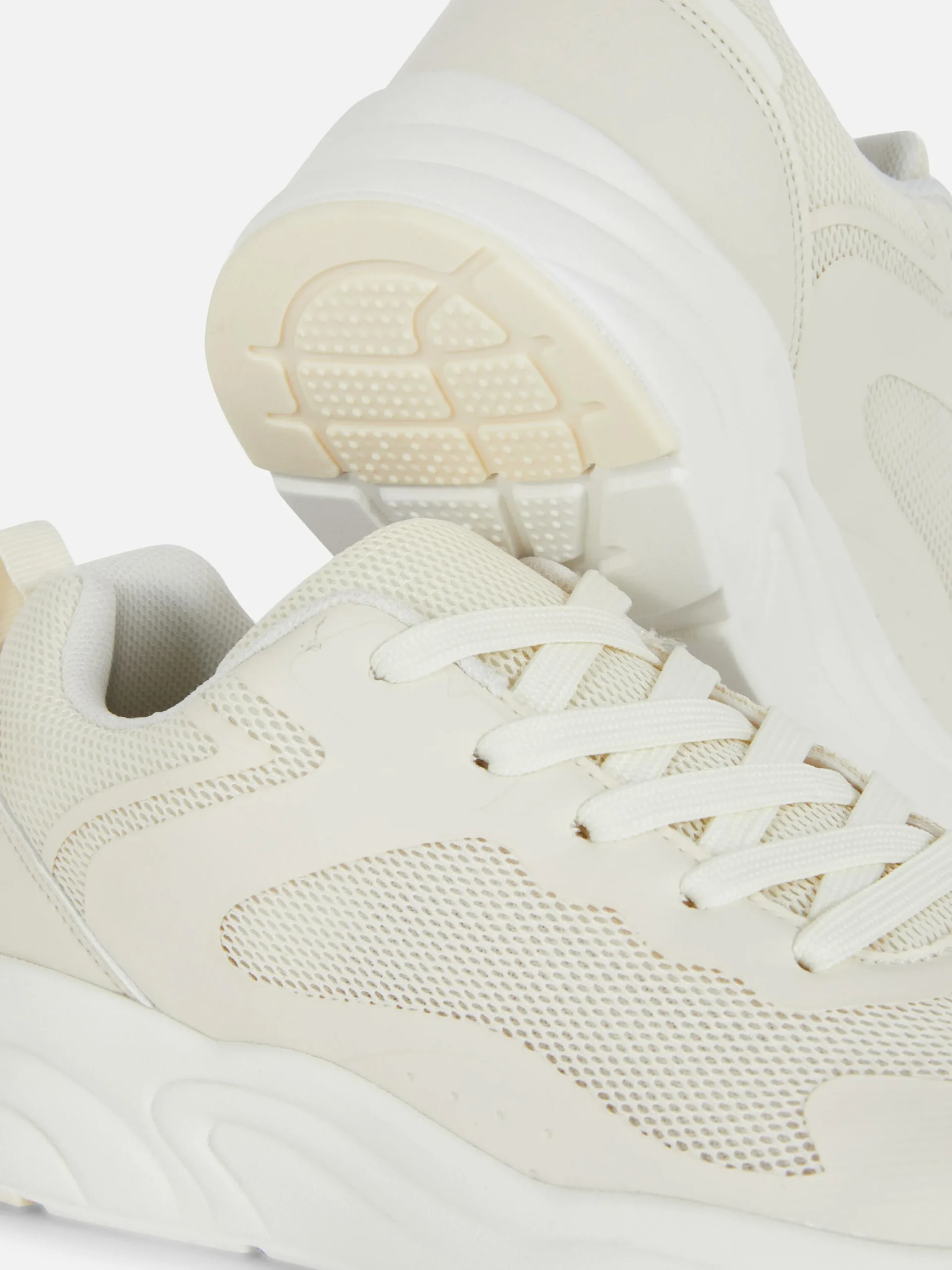 Sneakers|Primark Sneaker Mit Breiter Sohle Und Einsätzen Naturfarben