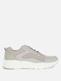 Sneakers|Primark Sneaker Mit Dicker Mesh-Sohle Steinfarben
