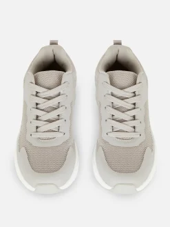 Sneakers|Primark Sneaker Mit Dicker Mesh-Sohle Steinfarben