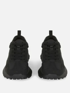 Sneakers|Primark Sneaker Mit Dicker Sohle In Blockfarben Schwarz
