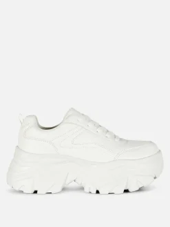 Sneakers|Primark Sneaker Mit Extremer Plateausohle Weiß