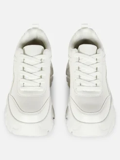 Sneakers|Primark Sneaker Mit Extremer Plateausohle Weiß