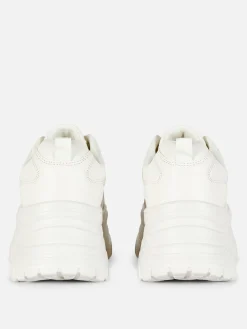 Sneakers|Primark Sneaker Mit Extremer Plateausohle Weiß