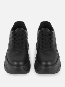 Sneakers|Primark Sneaker Mit Extremer Plateausohle Schwarz