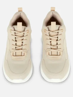 Sneakers|Primark Sneaker Mit Keilabsatz Und Metallbesatz Rosa
