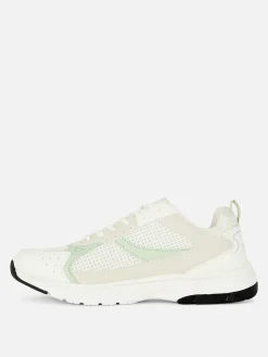 Sneakers|Primark Sneaker Mit Netzstoffeinsätzen Grün