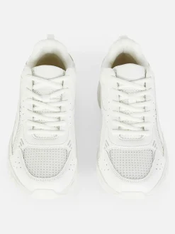 Sneakers|Primark Sneaker Mit Netzstoffeinsätzen Weiß