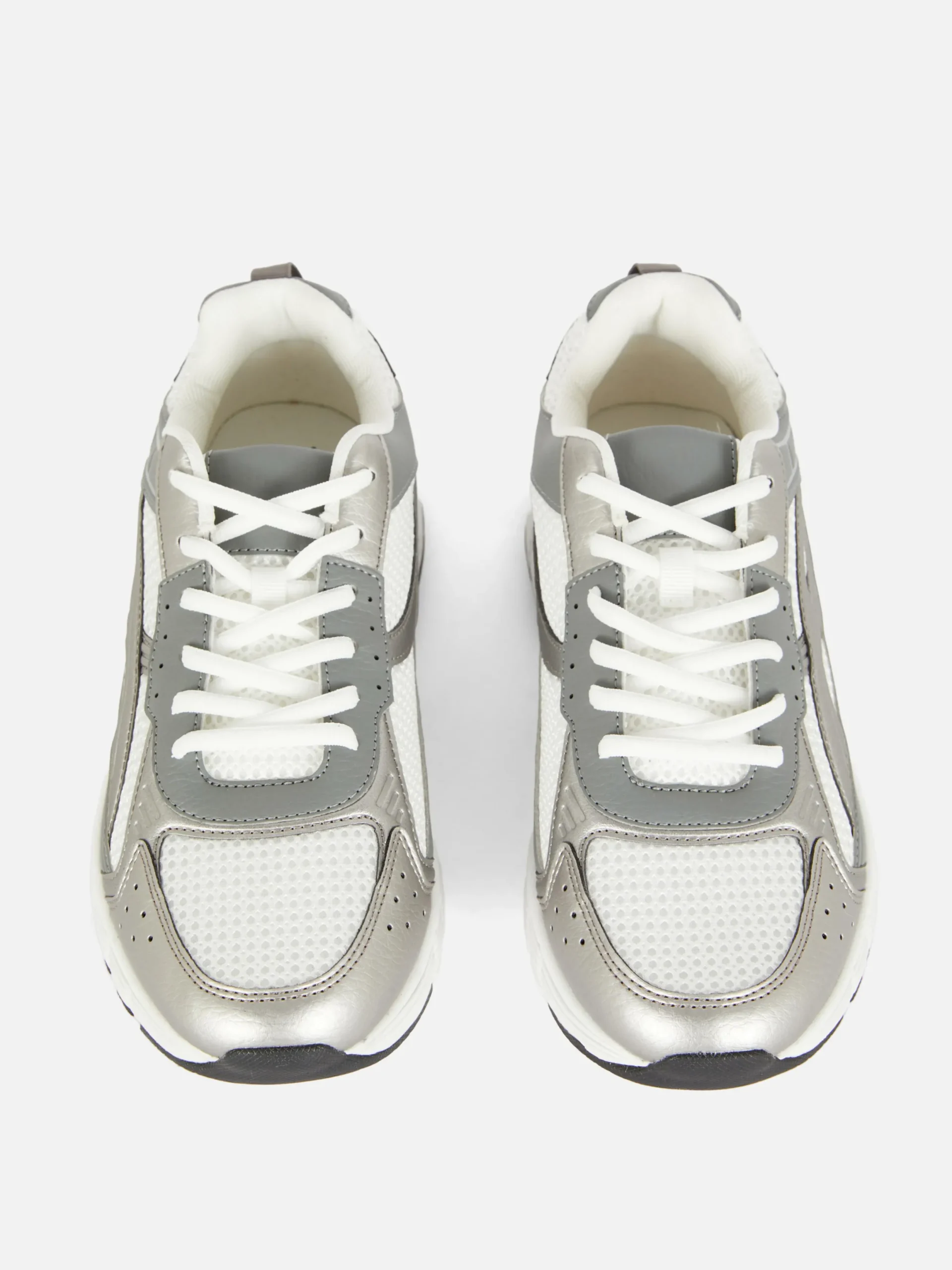 Sneakers|Primark Sneaker Mit Netzstoffeinsätzen Grau