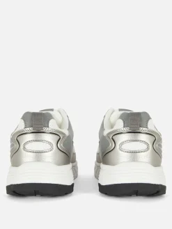 Sneakers|Primark Sneaker Mit Netzstoffeinsätzen Grau