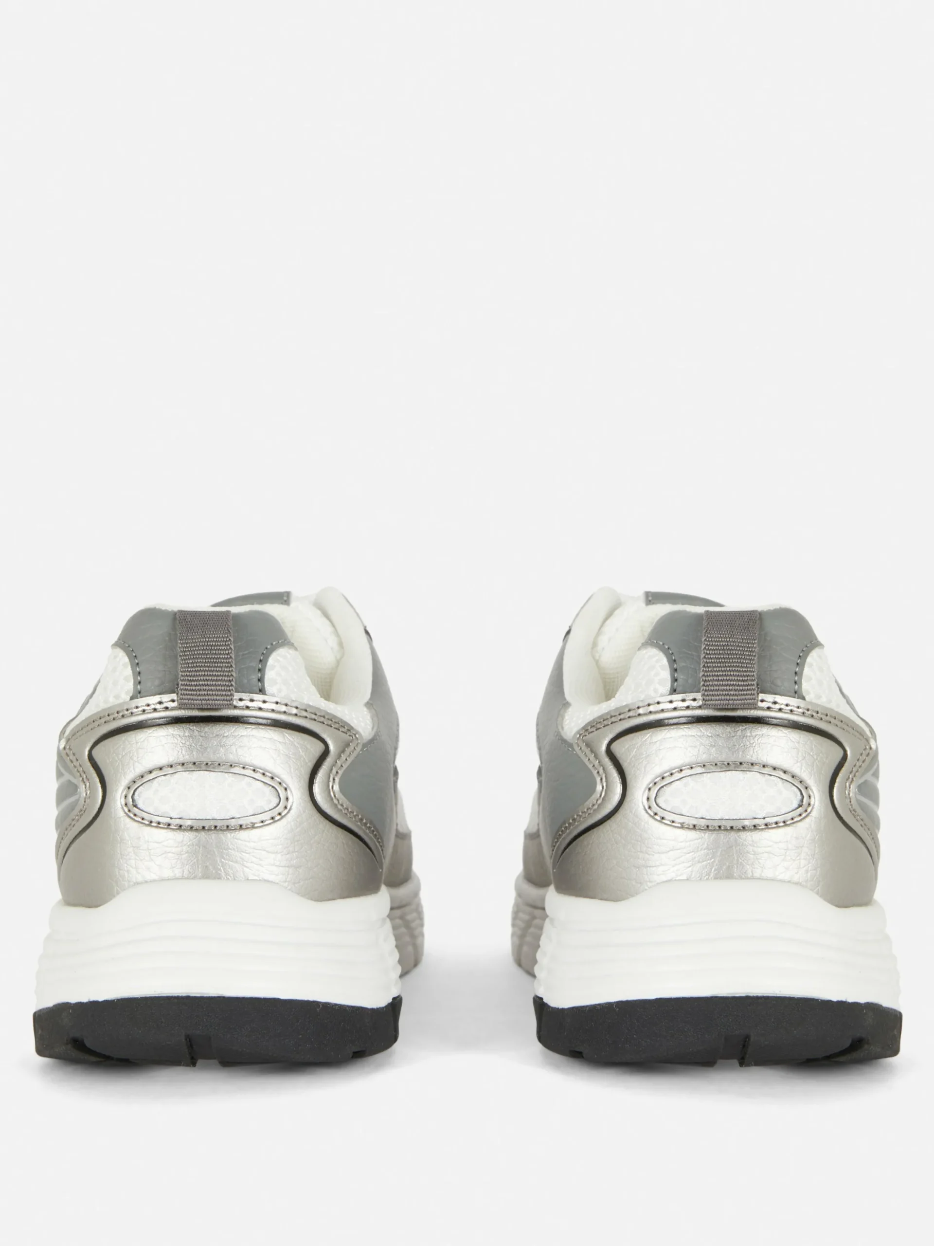 Sneakers|Primark Sneaker Mit Netzstoffeinsätzen Grau