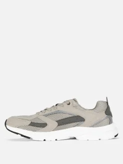 Sneakers|Sportbekleidung|Primark Sneaker Mit Netzstoffeinsätzen Grau