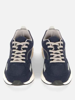 Sneakers|Sportbekleidung|Primark Sneaker Mit Netzstoffeinsätzen Marineblau