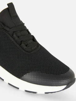 Sneakers|Primark Sneakers Zum Schnüren Mit Luftpolstersohle Schwarz