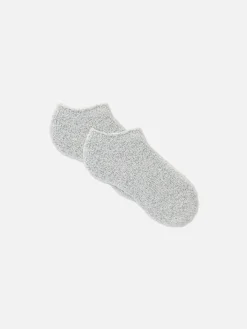 Socken|Primark Sneakersocken Aus Bouclé, 2er-Pack Grau