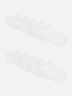 Socken Und Strumpfhosen|Primark Sneakersocken, 10er-Pack Weiß
