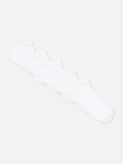 Socken|Sportbekleidung|Primark Sneakersocken, 5er-Pack Weiß