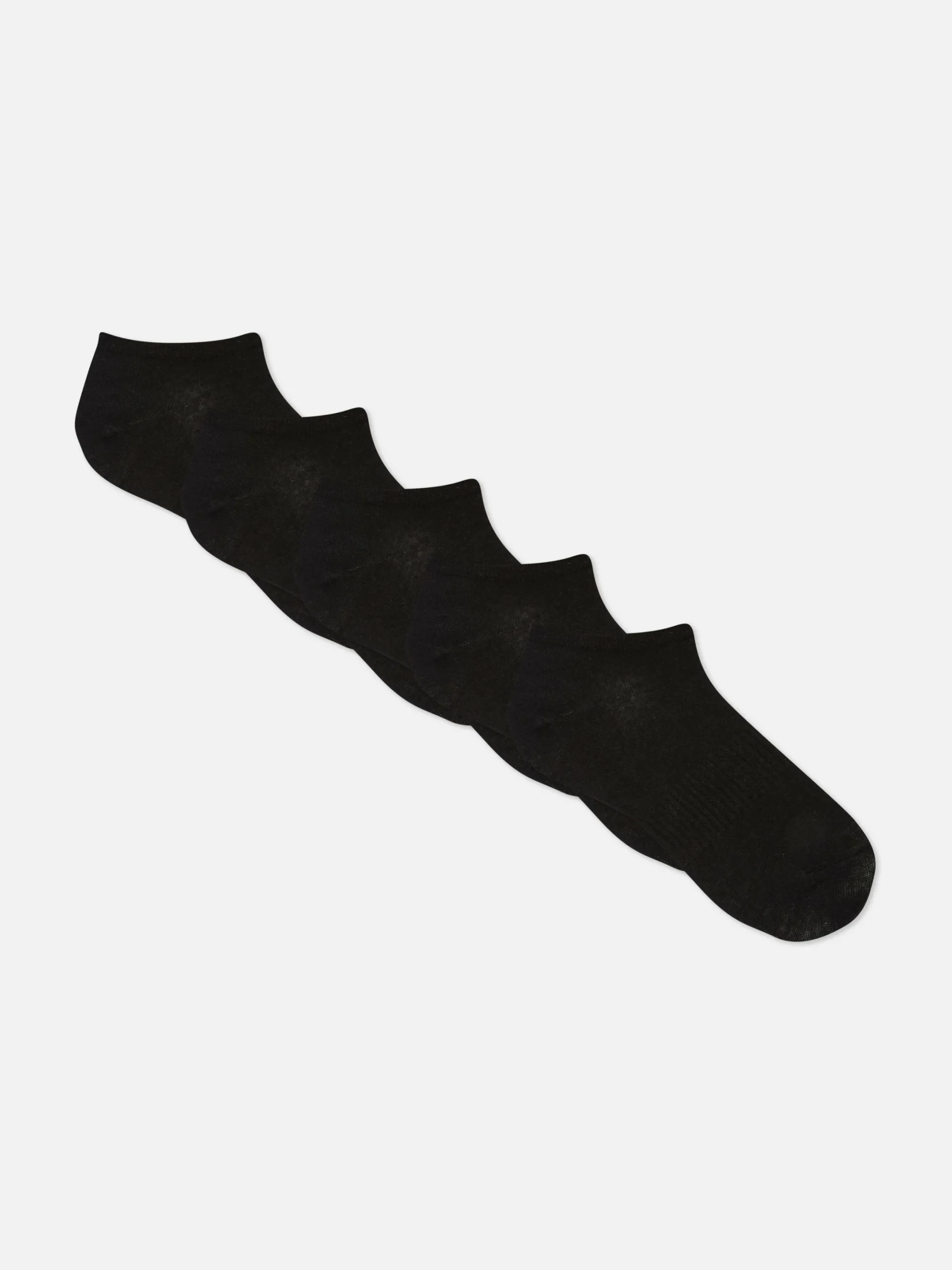 Socken|Sportbekleidung|Primark Sneakersocken, 5er-Pack Schwarz