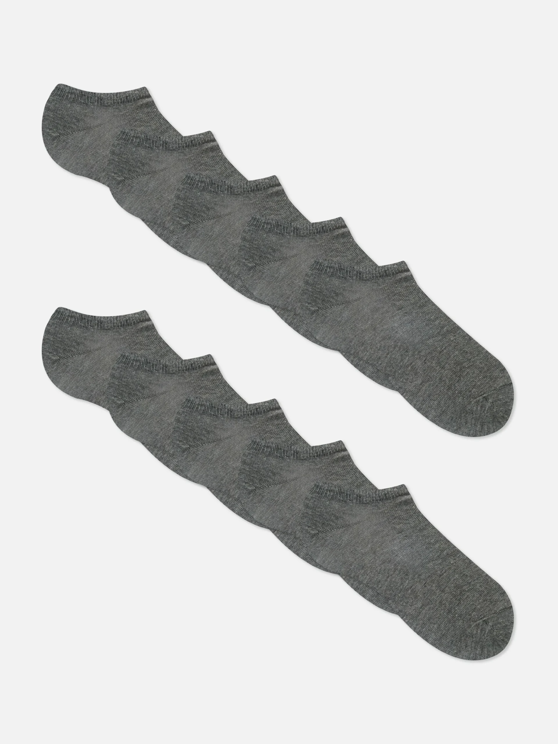 Socken|Primark Sneakersocken, 10er-Pack Grau