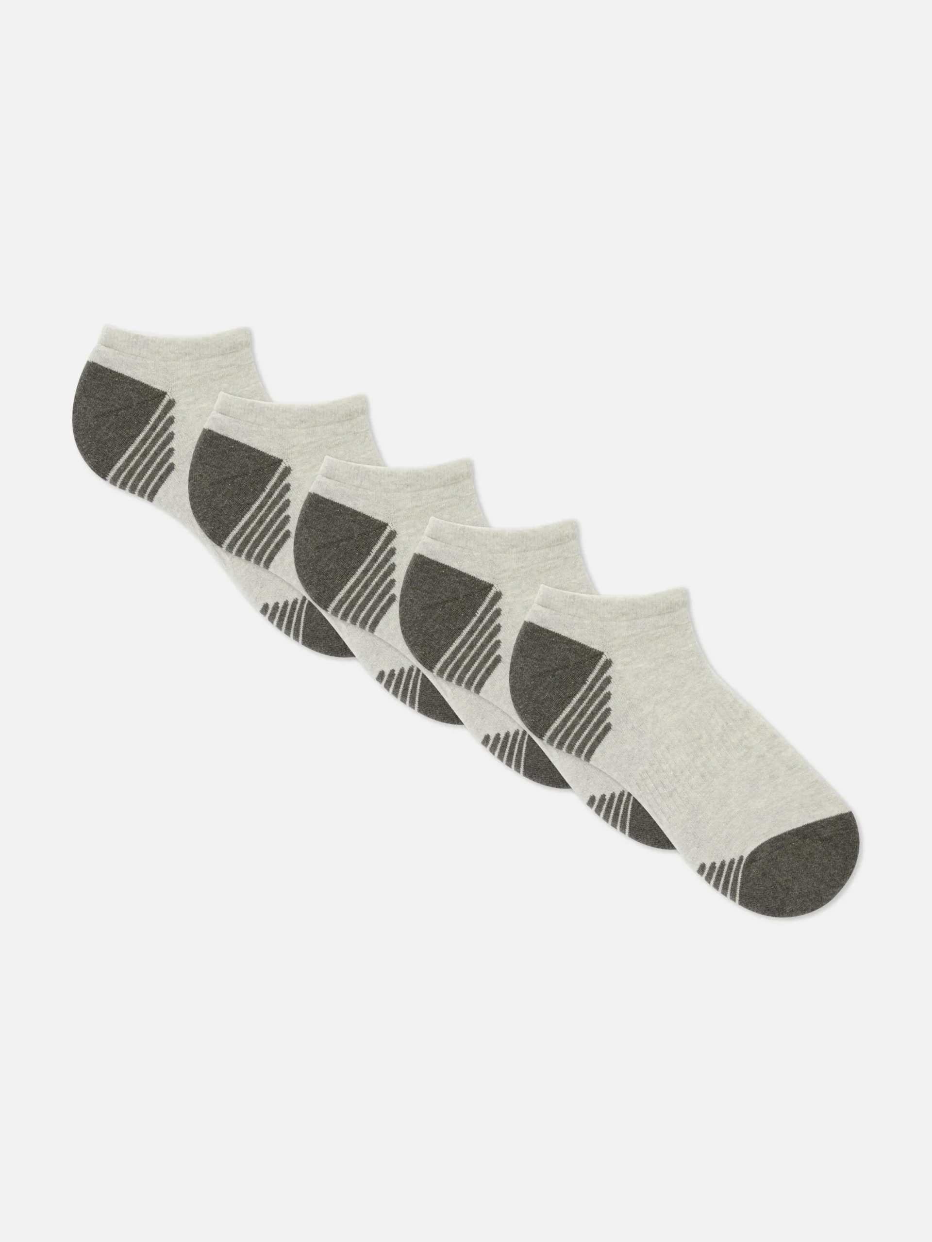 Socken|Primark Sneakersocken, 5er-Pack Grau