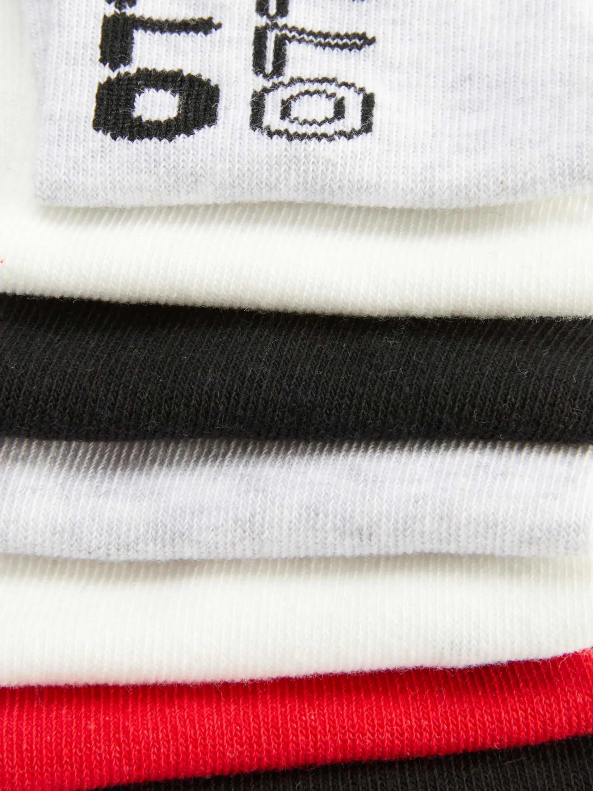 Socken|Primark Sneakersocken Mit Augenmotiv, 7er-Pack Rot