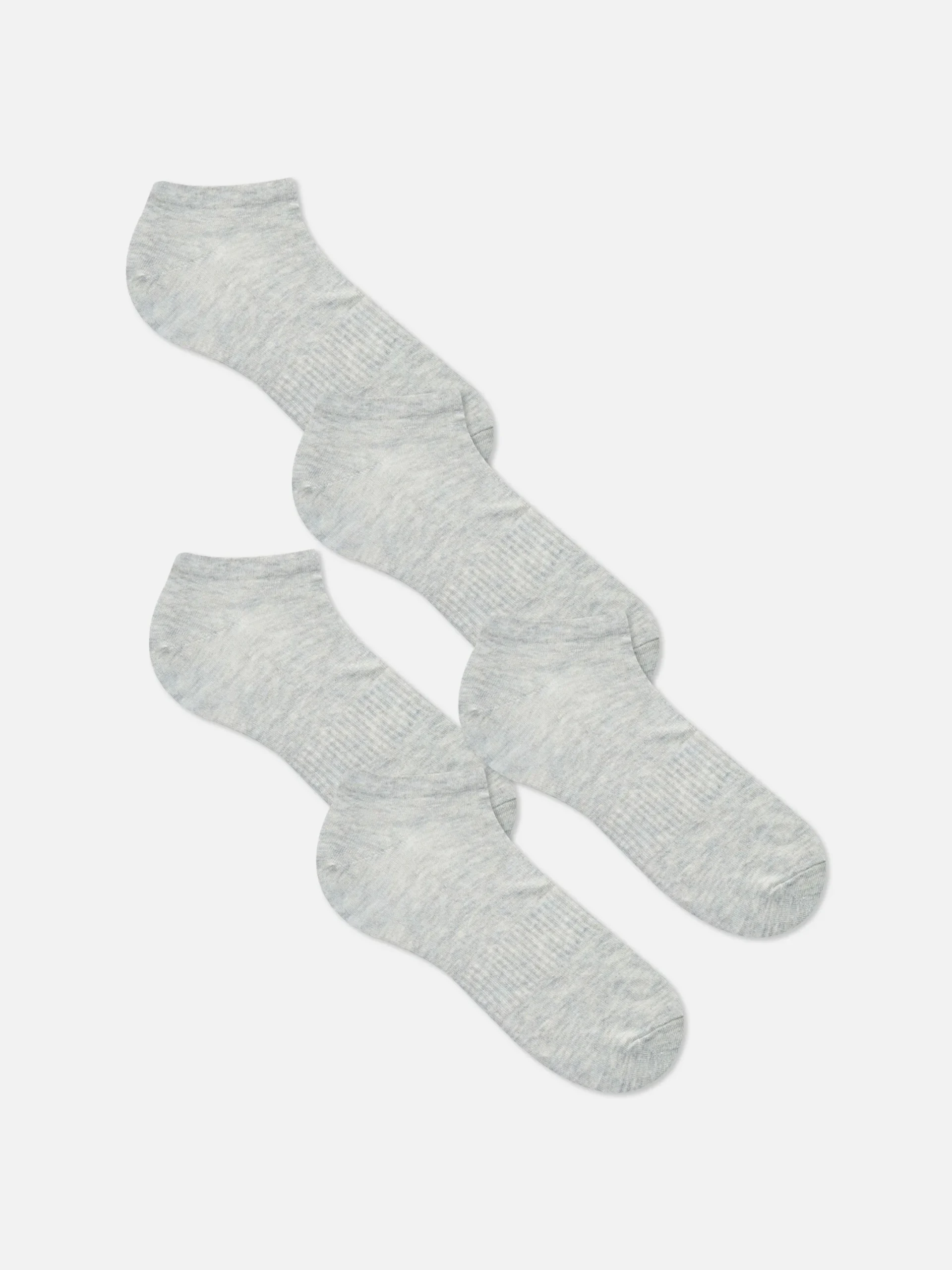 Socken|Primark Sneakersocken Mit Unterstützender Fußmitte, 5er-Pack Grau