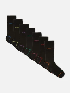 Socken|Primark Socken Für Jeden Tag Der Woche, 7er-Pack Schwarz