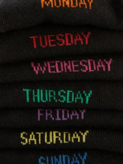 Socken|Primark Socken Für Jeden Tag Der Woche, 7er-Pack Schwarz