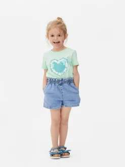 Tops Und T-Shirts|Primark Sommerliches T-Shirt Mit Grafik Mintgrün