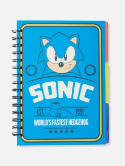 Notizbücher|Primark „Sonic The Hedgehog“ A5-Notizbuch Blau