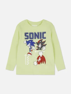 Tops Und T-Shirts|Primark „Sonic The Hedgehog“ Langarm-T-Shirt Gelb
