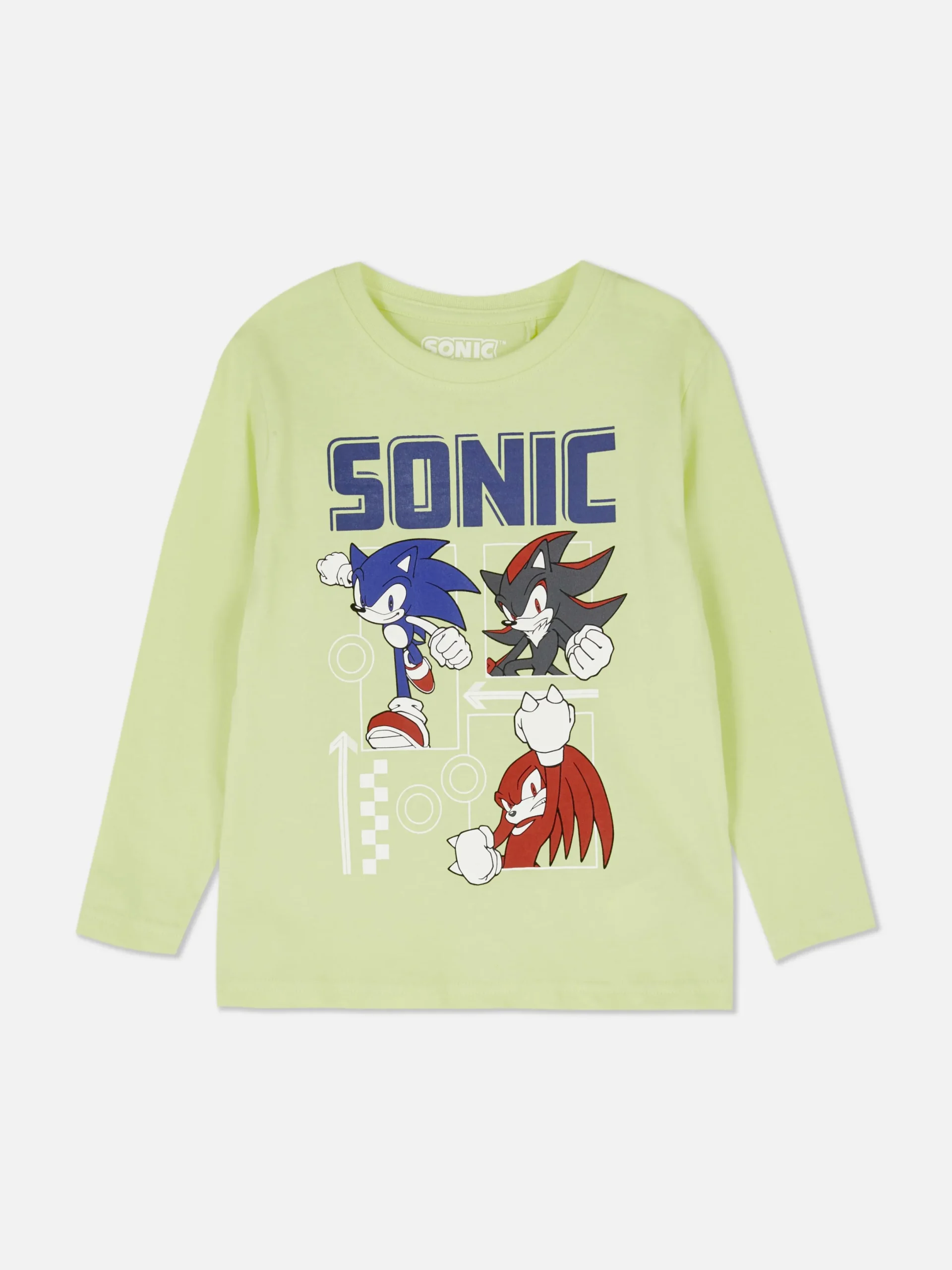 Tops Und T-Shirts|Primark „Sonic The Hedgehog“ Langarm-T-Shirt Gelb