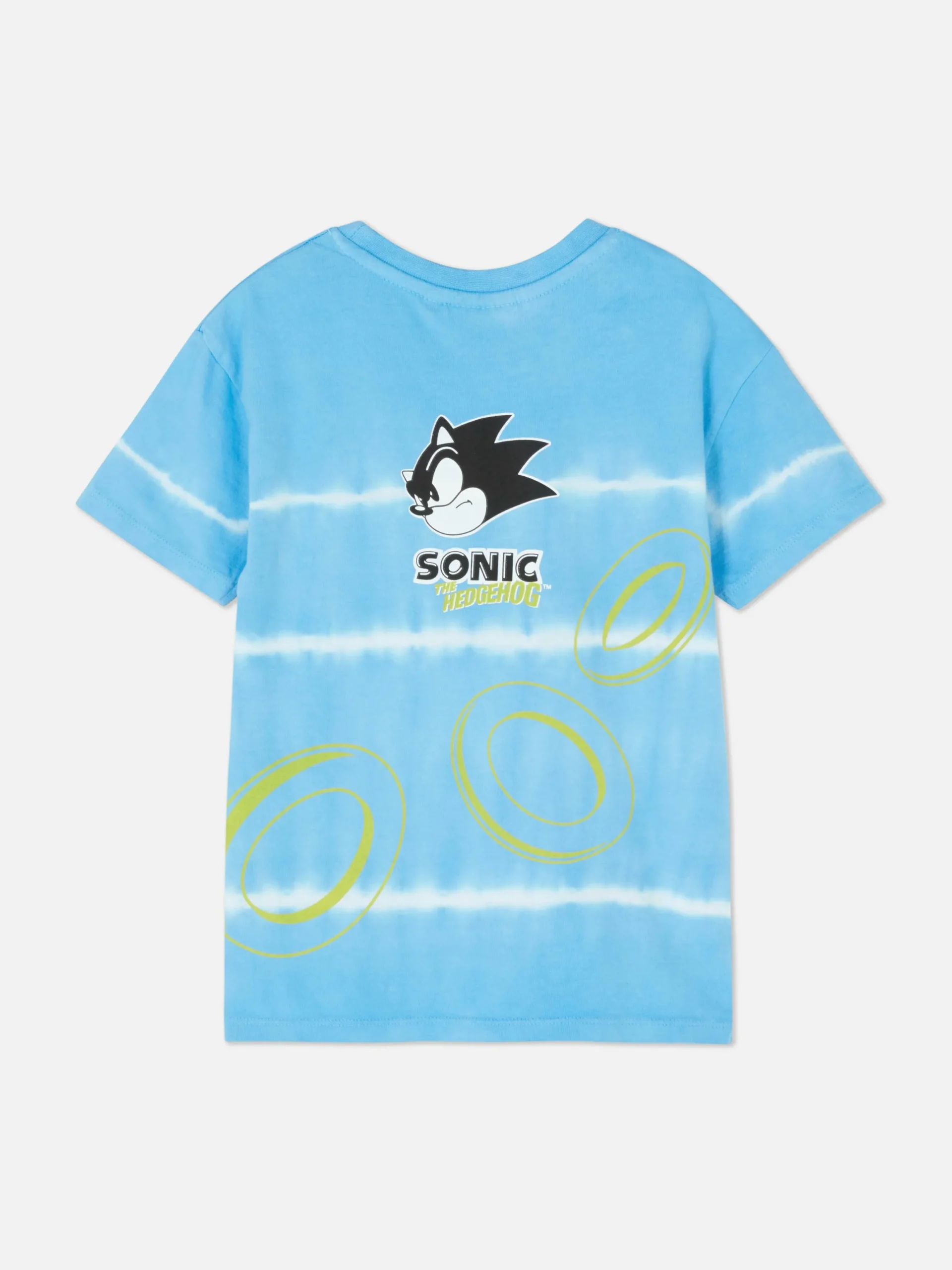 Tops Und T-Shirts|Primark „Sonic The Hedgehog“ T-Shirt In Batikoptik Blau