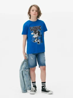Tops Und T-Shirts|Primark „Sonic The Hedgehog“ T-Shirt Mit Print Blau