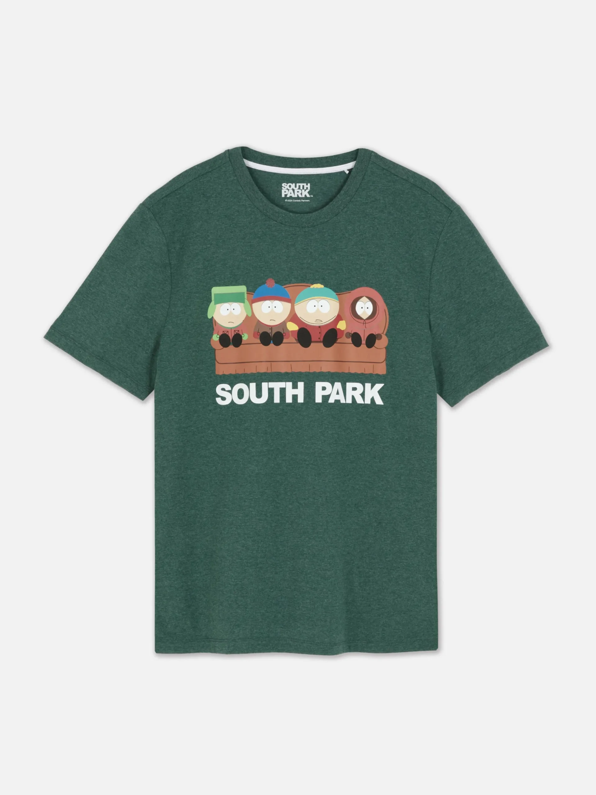 Grafik-T-Shirts Und -Sweatshirts|Tops Und T-Shirts|Primark „South Park“ T-Shirt Grün