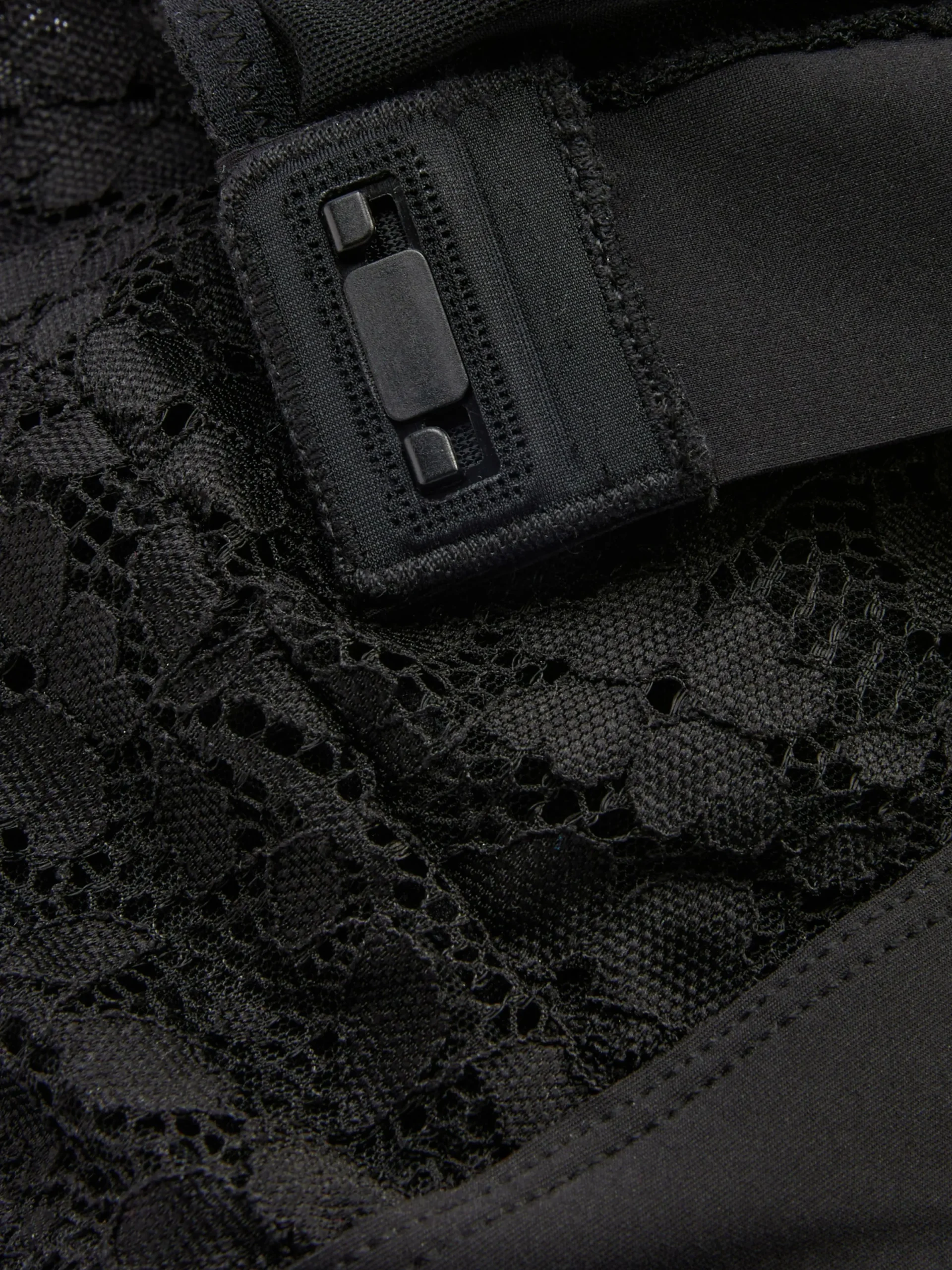 Bhs|Primark Spitzen-Bralette-BH Mit Adaptivem Verschluss Schwarz