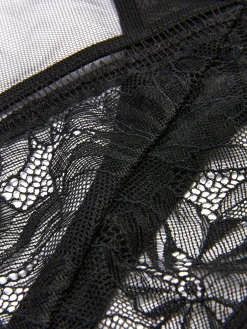 Slips|Primark Spitzentanga Mit Zwei Trägern Schwarz